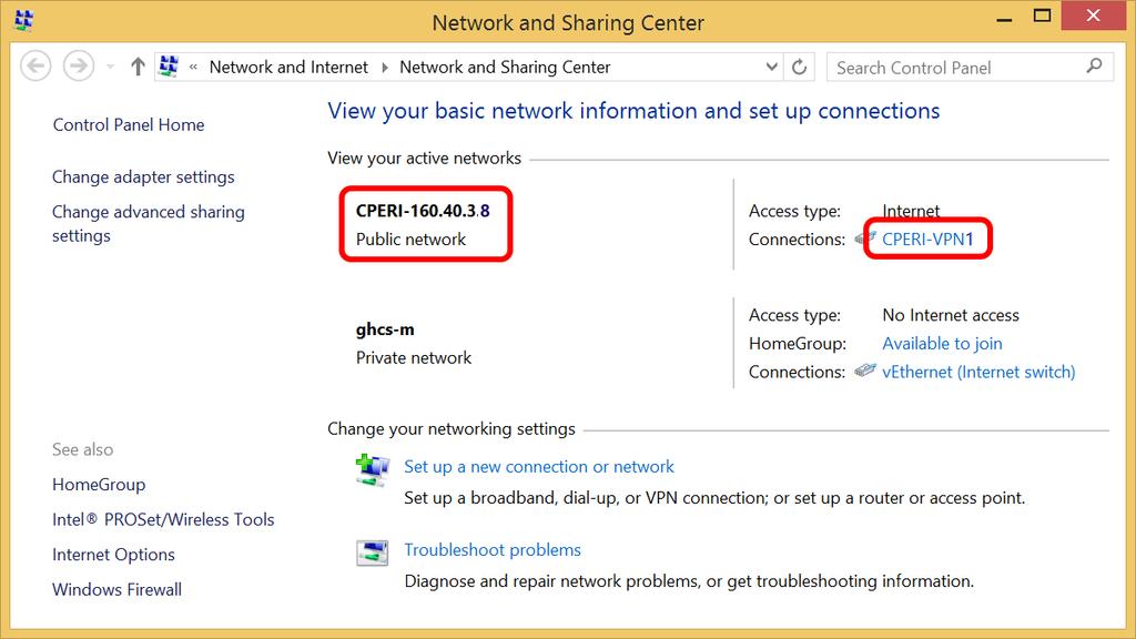 Εκεί βλέπουμε την σύνδεση (π.χ. CPERI-160.40.3.8) και πατάμε πάνω στο CPERI-VPN1 στο δεξί μέρος. Στο νέο παράθυρο, πατάμε το πλήκτρο Details.