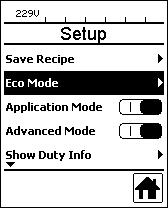 4 Λειτουργία αναμονής (Eco Mode) Αν ο κινητήρας είναι απενεργοποιημένος, η θέρμανση ενεργοποιημένη και δεν πατιέται κανένα πλήκτρο στο χρονικό διάστημα που