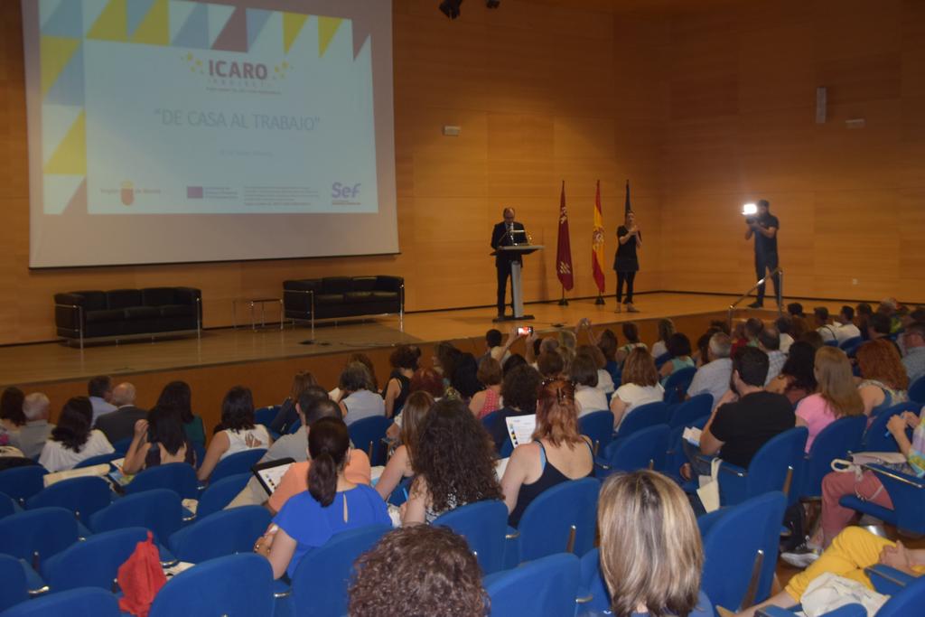 2 SEF- Ισπανία Στις 24 Ιουνίου, η Περιφερειακή Υπηρεσία Απασχόλησης και Κατάρτισης παρουσίασε το έργο ICARO στην περιοχή Archivo της Murcia.