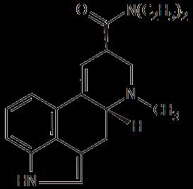 Φοζζμθμβζηή δνάζδ ημο LSD Τμ LSD απμηεθεί ημ πθέμκ ζζπονυ βκςζηυ παναζζεδζζμβυκμ (ή ρεοδαζζεδζζμβυκμ). Σηδκ ηαεανή ιμνθή ημο είκαζ ιζα άζπνδ, άμζιδ ηνοζηαθθζηή ζηυκδ, δζαθοηή ζημ κενυ.