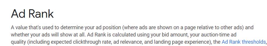 Βήμα βήμα Google Ads Ad quality score? Mobile friendly site? Person s Location, Device (Mobile, Tablet, PC) Time of Search 3 τομείς θέσεων / σελίδα!