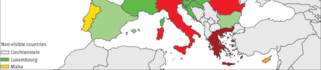 Acinetobacter 93 99% Klebsiella 62 88% 1. http://atlas.ecdc.europa.eu/public/index.aspx?