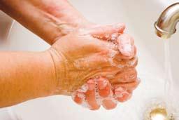 Στεγνώνετε τα χέρια σας, μετά το πλύσιμο, με καθαρές πετσέτες, ή χαρτί κουζίνας.