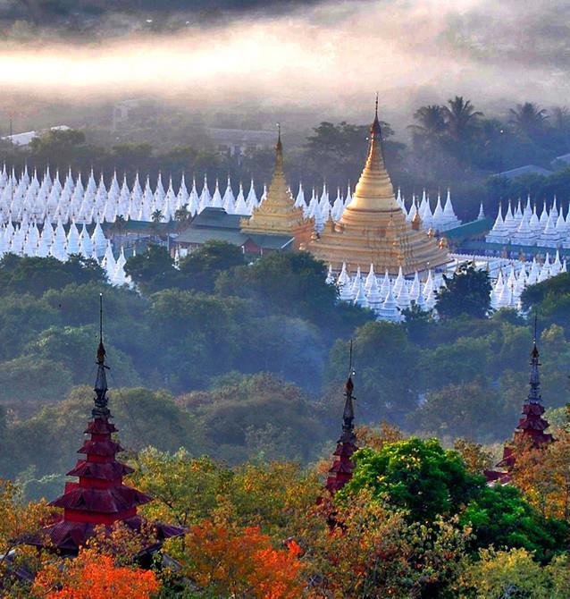 6η ΗΜΕΡΑ: ΜΠΑΓΚΑΝ ΜΑΝΤΑΛΕΪ ΠΓΙΝ ΟΟ ΛΓΟΥΙΝ Μεταφορά στο αεροδρόμιο και πτήση για Μανταλέι, το σπουδαιότερο πολιτιστικό κέντρο της χώρας και τελευταία βασιλική πρωτεύουσα της Βιρμανίας πριν από την