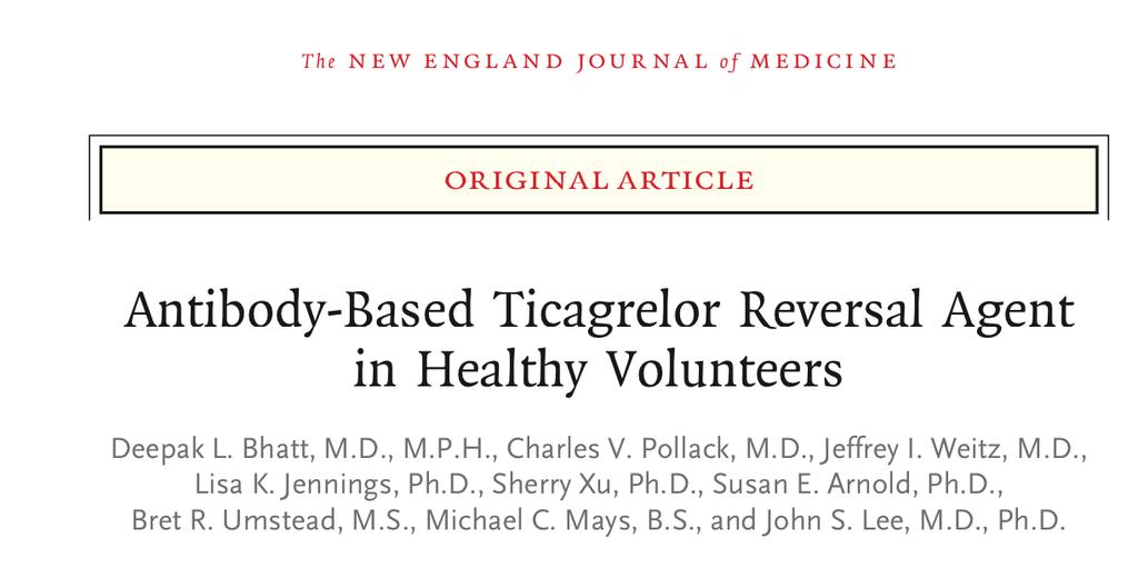 Ticagrelor antidote PB2452 is a recombinant human