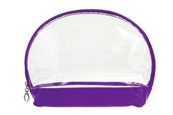 Ημιδιαφανές αδιάβροχο PVC με φερμουάρ 41x31cm