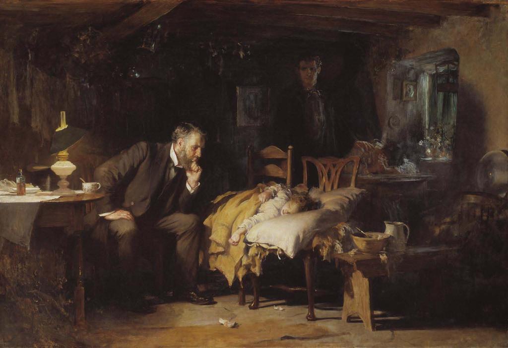 the Doctor Sir Luke Fildes 1890 The final judgment must be made on clinical grounds.