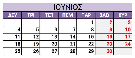 πιο κάτω πίνακα. (4 Χ 0.5μ = 2μ) Ωάριο Σπερματοζωάριο Τρόπος κίνησης παθητικά ενεργητικά Χρόνος ζωής 24 ώρες 72 ώρες γ) Ο καταμήνιος κύκλος της Ευτυχίας διαρκεί 24 ημέρες.