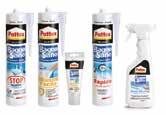 ΣΙΛΙΚΟΝH EΠΑΓΓΕΛΜΑΤΙΚΗ ΓΕΝΙΚΗΣ ΧΡΗΣΗΣ Pattex Universal ιαφανές 60 ml Blister Silikon 5 Λευκή 280 ml Silikon 5 ιαφανή 280 ml 1509341 1534266 1534267 (/ έµα) /) 4,70 4,98 4,98 ΠΡΟΣΤΑΣΙΑΣ ΜΠΑΝΙΟΥ Pattex
