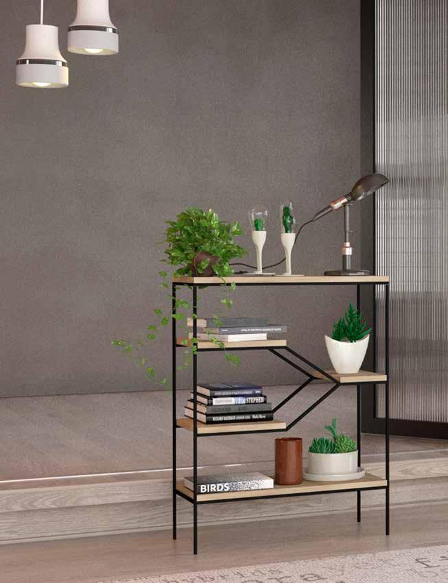 OFFICE BOOKCASES SONOMA STRETTO ΒΙΒΛΙΟΘΗΚΗ ΔΙΑΣΤΑΣΕΙΣ: 60 x 27,6 x Υ.