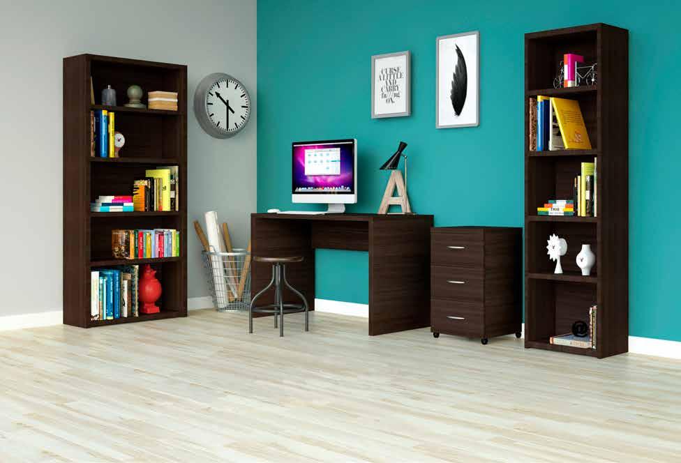 OFFICE BOOKCASES LINEAR WENGE 24-0464 SONOMA