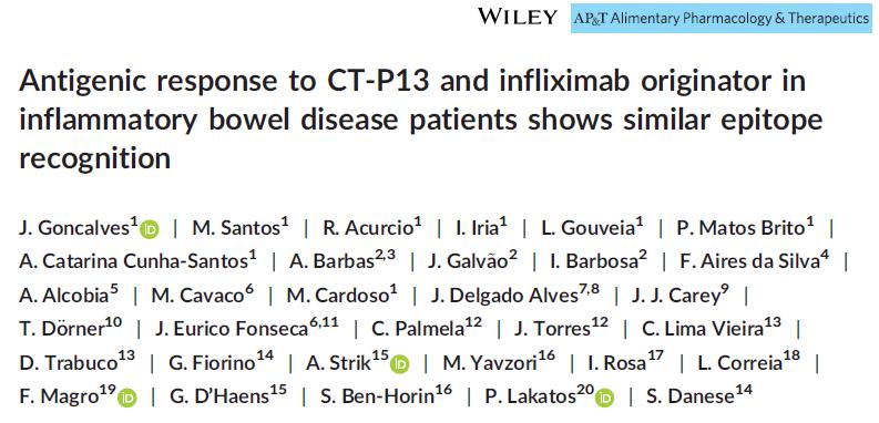Οροί από ΙΦΝΕ ασθενείς με μετρήσιμα anti-ct-p13 αντισώματα ελέγχθησαν για διασταυρούμενη αντίδραση με 5 παρτίδες του infliximab αναφοράς και