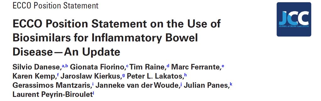 Switching from the originator to a biosimilar in patients with IBD is