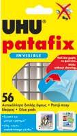 UHU PATAFIX HOMEDECO FIX «Mαξιλαράκια κόλλας» σε μορφή πλαστελίνης & αυτοκόλλητου της UHU ιδανικά για