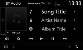 Για να μεταβείτε στην πηγή Bluetooth, αγγίξτε το εικονίδιο [BT Audio] στην οθόνη επιλογής πηγής. (Σελ.