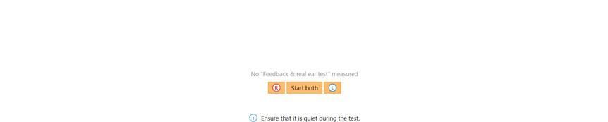 Ρύθμιση Κάντε κλικ στην καρτέλα [Ρύθμιση] για να έχετε πρόσβαση στο [Feedback και τεστ real ear].