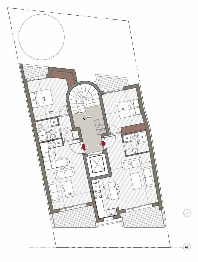 FLOOR PLANS 2nd - 6th floor APARTMENT BEDS BATHS INTERNAL COVERED AREA COVERED TERRACES