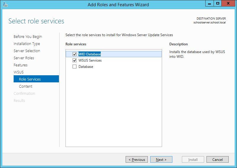 Windows/2012/Server Client/Προχωρημένα/WSUS 151