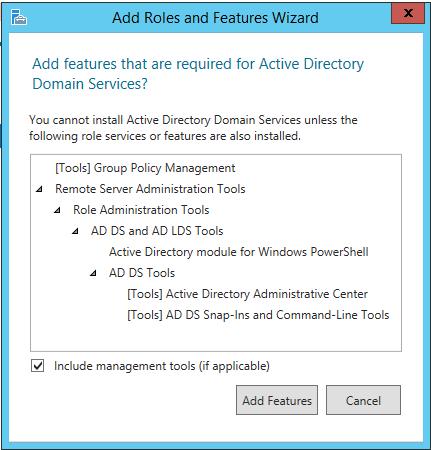 Windows/2012/Server Client/Ρύθμιση