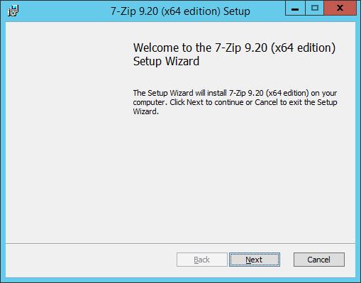 Windows/2012/Εφαρμογές/7-zip 60 Windows/2012/Εφαρμογές/7-zip Μια ικανοποιητική και ανέξοδη λύση στην συμπίεση αποσυμπίεση αρχείων προσφέρει η εφαρμογή Πρόκειται για μια cross-platform (p7zip)