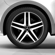 mit Bereifung 5/55 R 7 (RL8) 43, cm (7") Leichtmetallräder,