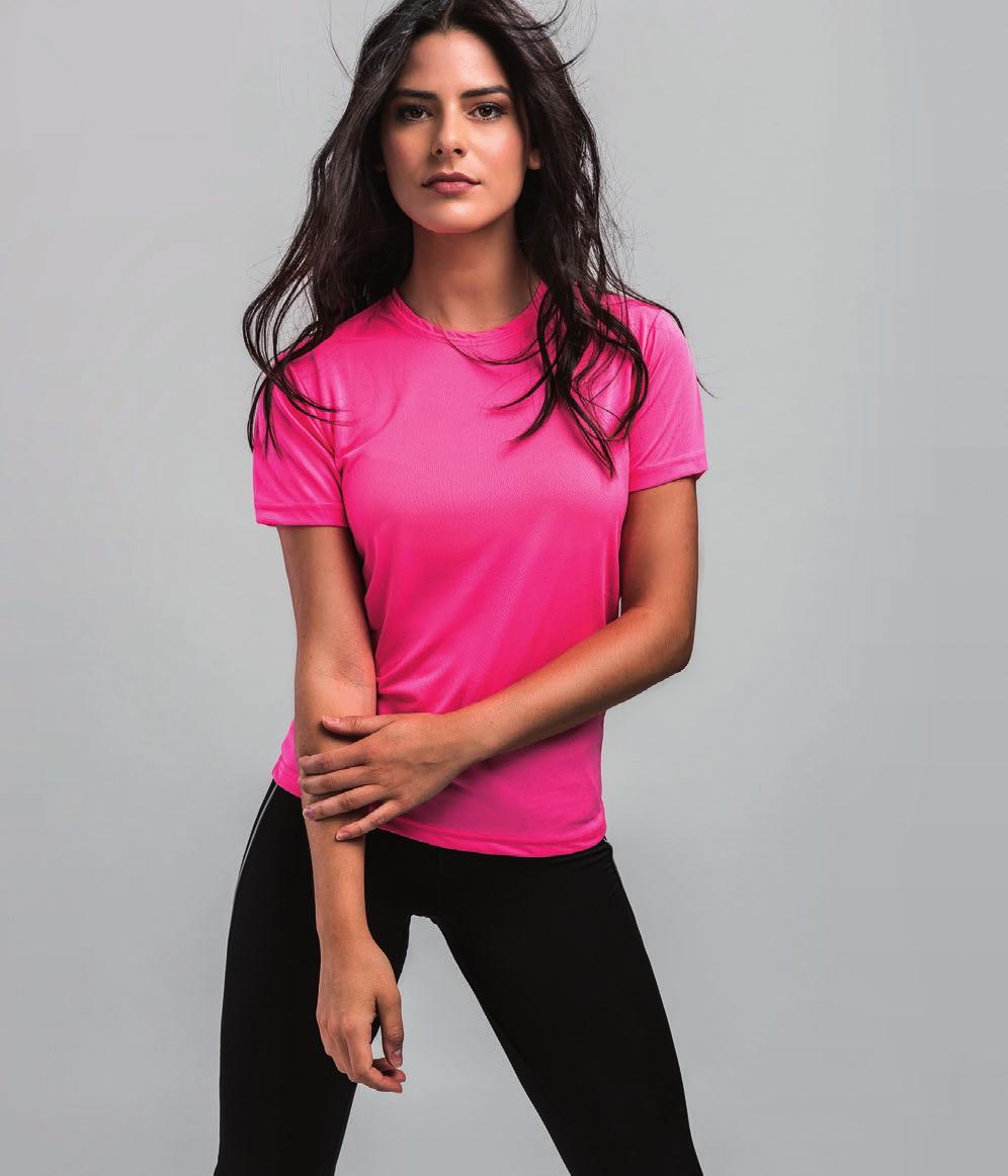 TH Clothes 2019 / WE <3 SPORTS / Nicosia Women 27 Nicosia Women γυναικείο αθλητικό t-shirt 125 G/M ² White Black Royal Blue Neon Green Neon Yellow * Neon Orange * Neon Fuchsia Neo Red Neo Purple Neo