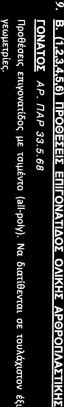 Φαξ: ΖΙΜΜΕ ΒΙΟΜΕΤ Υι Γ)Γο9Γ. Ουτ ροπιιε. 9. Β. (12!3!4156) ΠΡΟΘΕΣΕΙΣ ΕΠΙΓΟΝΑΤΙΔΟΣ ΟΛΙΚΗΣ ΑΡΘΡΟΠΛΑΣΤΙΚΗΣ ΓΟΝΑΤΟΣ ΑΡ. ΠΑΡ 33.5.68 Προθέσεις ειτιγονατίδος με τσιμέντο (8Η-ροίγ).