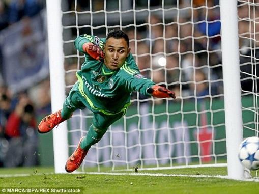 Real Madrid goalkeeper Keylor Navas