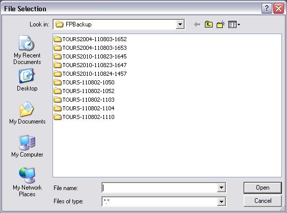 Σα αρχεία-backup αποθηκεύονται στο N:\3SData\FPBackup. Σο αρχείο που έχετε πάρει backup είναι αυτό που στο όνομά του αναφέρεται η ημερομηνίαώρα, της ημέρας που πήρατε το backup.