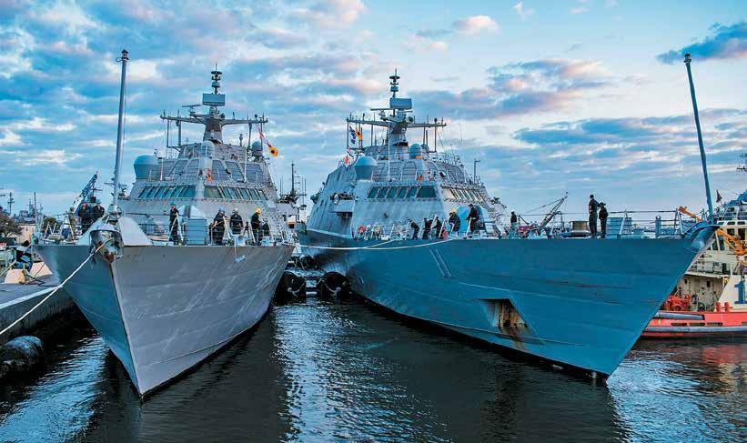 Η έκδοση LCS του US Navy εξυπηρετεί συγκεκριμένη φιλοσοφία κατασκευής ενός οικονομικού, ευέλικτου πλοίου μικρού εκτοπίσματος, χαμηλού RCS, πολλαπλών ρόλων, υψηλής ταχύτητας για την επιτήρηση