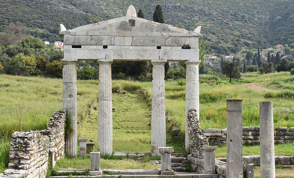 και του αετώματος. 6.