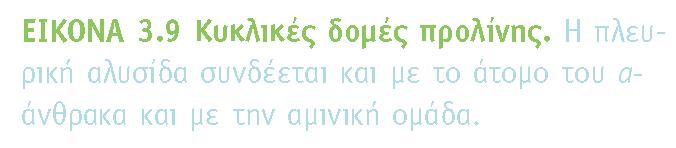 Υδρόφοβα αμινοξέα Η προλίνη μπορεί να επηρεάσει ιδιαίτερα την πρωτεϊνική αρχιτεκτονική διότι ο