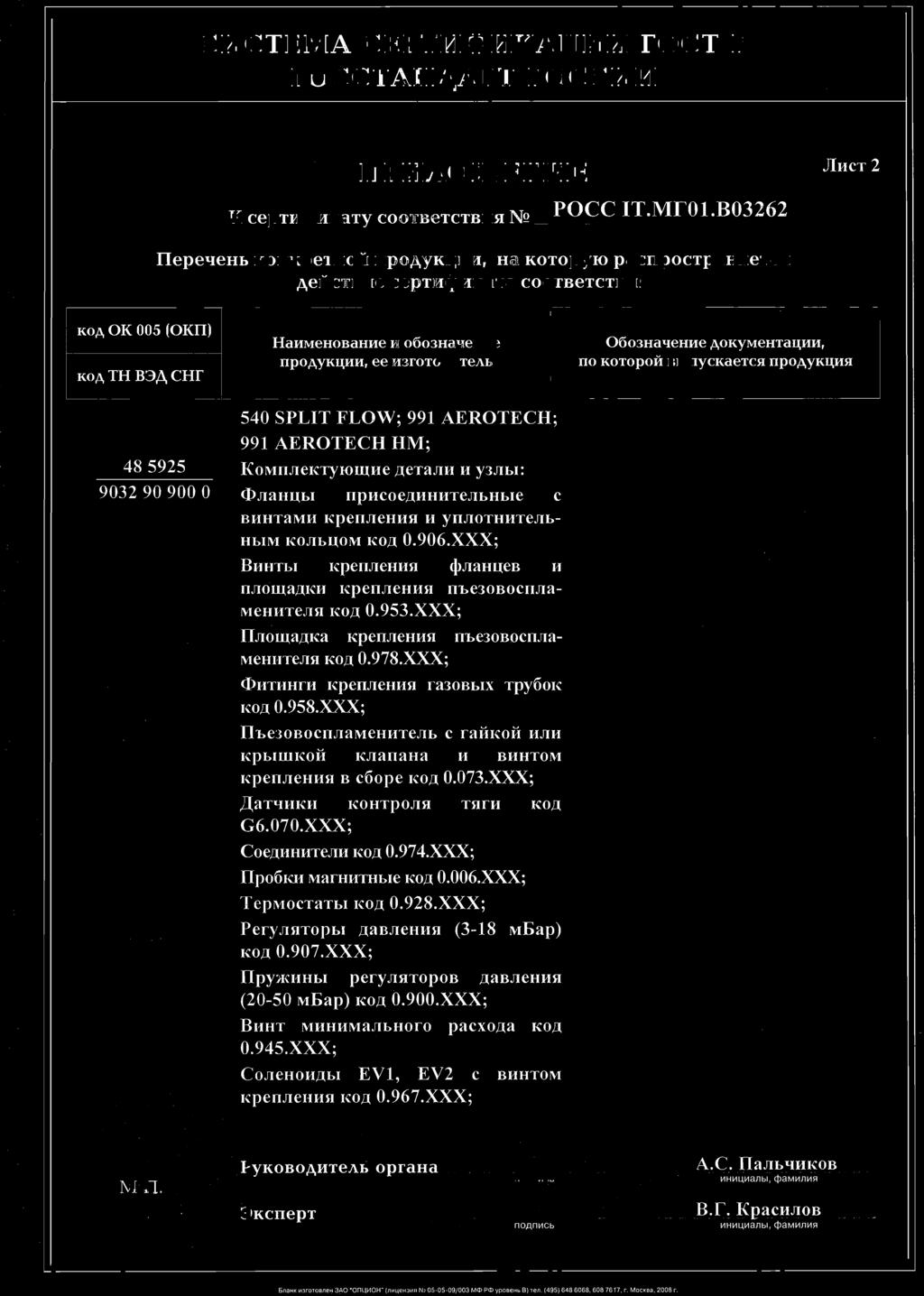 O6oaHaqeHHe AOKyMeHTaqHH, no KOTOpOfl BblIIyCKaeTcg IIpOAyKI tlr 9032 90 900 0 540 SPLIT FLOW; 991 AEROTECH; 991 AEROTECH HM; KoMnaeKTymmne )IeTaJ]n H y3dlbi: (I)dlaHllbl IIpHCOe)IHHHTe31bHbIe C
