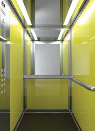 Steel Μισό ύψος / Όλο το πλάτος AKC BES ΙΝΟΞ με Blue Line Type: 015 Material: Stainless Steel Glass Y8W Yellow Mat Corners-Skirtings Stainless Steel Elastic Black 6801 K7 Stainless Steel