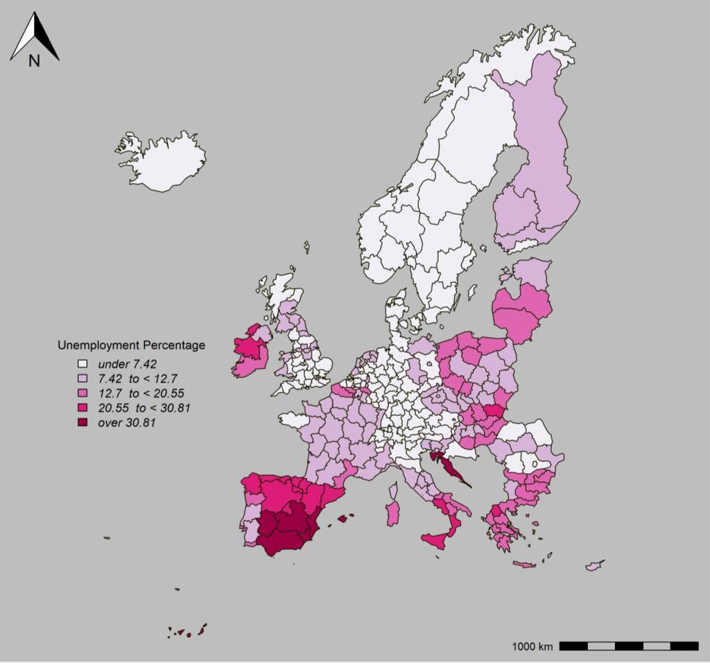 ε πφιε ηεο Πξάγαο (33.26%), ε πφιε ηνπ Βεξνιίλνπ (30.4%), ε πφιε ηεο Βξέκεο (32.65%), ε κεηξνπνιηηηθή επαξρία ηνπ Great Manchester (39.73%), ε πεξηνρή West Midlands (34.83%), ε πφιε ηνπ Hamburg (24.
