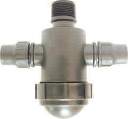 When ordering please alter the fifth digit of the code to. Example Filter Small NPT mesh code: 332/03. **Note: For direct connection with dripline Φ20 use Dripline Nut 324/3202 and Grip Ring 323/0020.