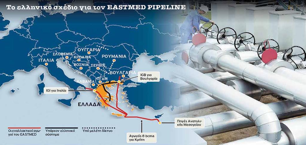 Έπεσαν οι υπογραφές για τον EastMed-Αγωγός ενέργειας και ασφάλειας Mέσα στην επόμενη τριετία, δηλαδή μέχρι το 2023 θα έχει παρθεί η τελική απόφαση για την έναρξη κατασκευής του υποθαλασσίου αγωγού