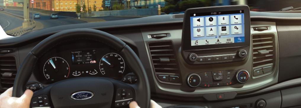 Σε σύνδεση από την πρώτη στιγμή Μόνο η Ford θα μπορούσε να προσφέρει ένα πλήρως διασυνδεδεμένο περιβάλλον εργοστασιακά ενσωματωμένο.