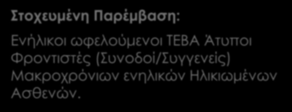 Συνοδευτικό Μέτρο: «Φροντίζουμε Όσους μας Φροντίζουν» 3.