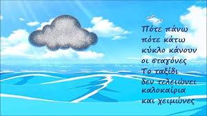 Πάτησε το σύνδεσμο Πάτησε το σύνδεσμο για να ακούσεις για να ακούσεις το τραγούδι. το τραγούδι. Τραγούδι: ο κύκλος του νερού Με ένα κομμάτι ύφασμα. αρχίζεις το Με ένα κομμάτι ύφασμα. αρχίζεις το χορό.