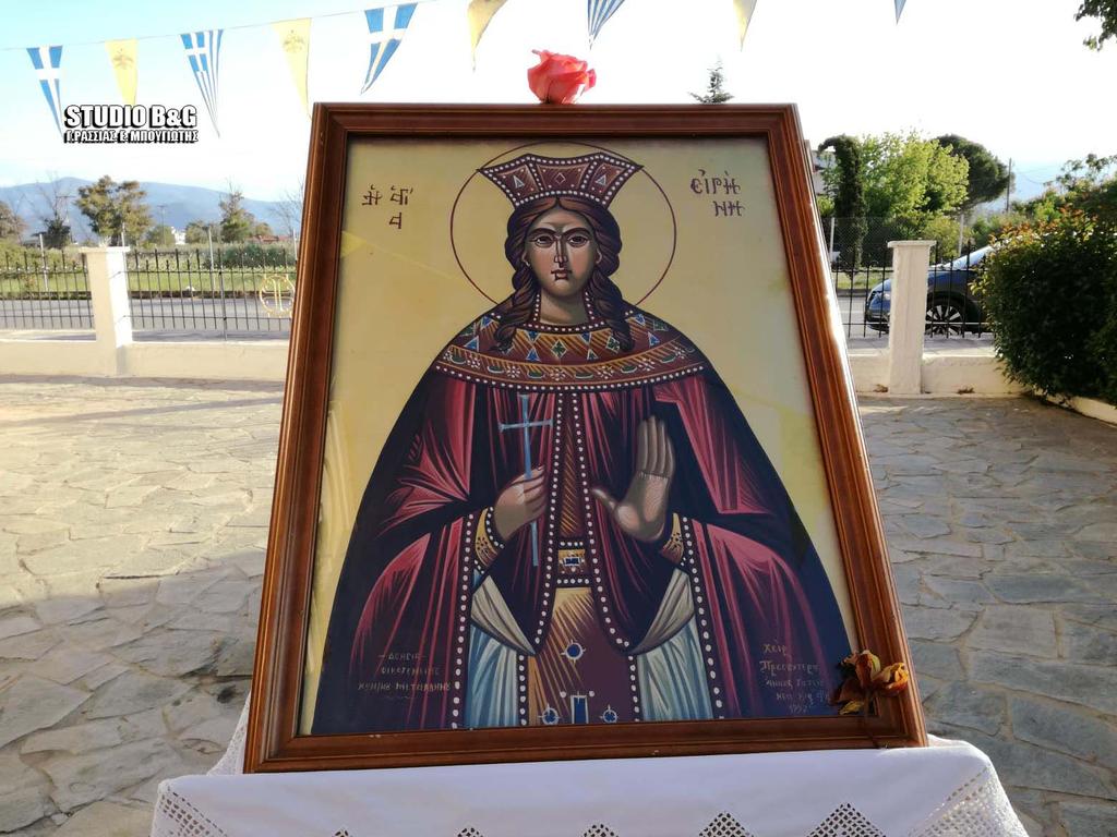 05/05/2020 Αρχιερατική θεία λειτουργία στον Ι.Ν. Αγίας Ειρήνης Νέας Κίου Μη