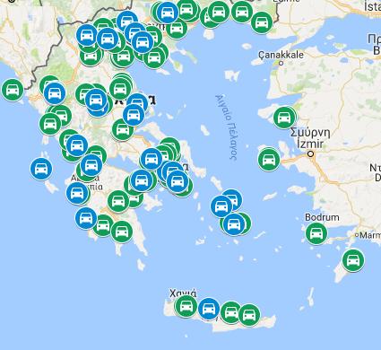 Αριθμός Σημείων Συλλογής & Διαλυτηρίων ΟΤΚΖ Καθώς, όπως προαναφέρθηκε, τα ΟΤΚΖ παραδίδονται σε σημεία συλλογής και διαλυτήρια, αυτή η ομάδα αναφέρεται γενικά ως «σημεία παράδοσης».