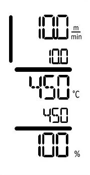 10. Ρυθμίσεις και λειτουργίες του λογισμικού UNIFLOOR 500 10.1 Ρύθμιση μονάδων παραμέτρων Οι μονάδες για την ταχύτητα συγκόλλησης και τη θερμοκρασία μπορούν να ρυθμιστούν. Θερμοκρασία: C ή F μ.