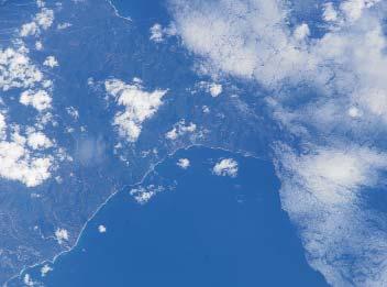 Η Ι.Μ. Δοχειαρίου όπως φαίνεται από τον ISS (αριστ.