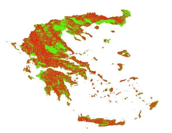 Κεφάλαιο 4: Συγκρίσεις - Αποτελέσματα SRTM & ALOS Τα μοντέλα των SRTM και ALOS ήταν αυτά που στους στατιστικούς ελέγχους με τα σημεία ελέγχου έδειξαν τα καλύτερα αποτελέσματα και τις μικρότερες