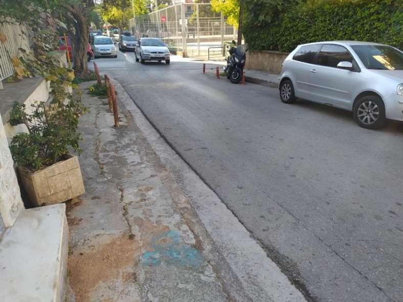 Εικόνα 19 Στάση S27 2 η όδευση Ο.Τ. 507 πρώην Υ Για την αποτύπωση του Ο.Τ. 507 πρώην Υ επιλέχθηκε ομοίως να ιδρυθεί μία κλειστή πλήρως εξαρτημένη όδευση με προσανατολισμό.