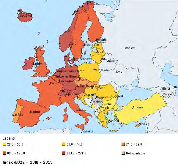 ΠΕΡΙΟΧΗ ΜΕΛΕΤΗΣ είδος κοινής χρηματικής μονάδας που εξουδετερώνουν το επίπεδο των τιμών μεταξύ των χωρών και επιτρέπουν στη σύγκριση του ΑΕΠ τους να έχει νόημα.