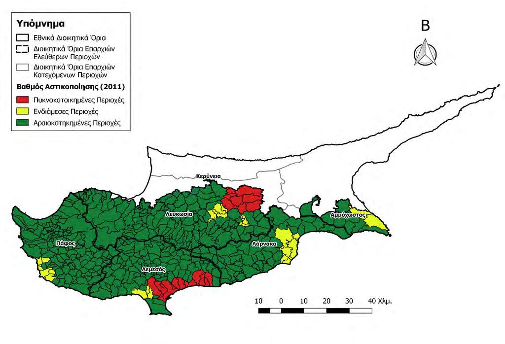 ΠΕΡΙΟΧΗ ΜΕΛΕΤΗΣ ακολουθήθηκαν από τις αρμόδιες αρχές, όπως για παράδειγμα η εφαρμογή των Πράσινων Ζωνών (Green Belts) για τον περιορισμό της αστικής διάχυσης, ελαχιστοποίησαν τις αρνητικές επιπτώσεις