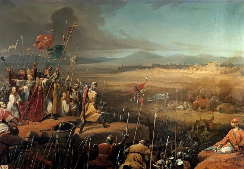 Μάχη στην Αντιόχεια (1098) Πίνακας του Frederic Schopin, 1842,