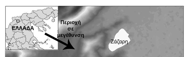 Χάρτης 1: Χάρτης του νομού Φλώρινας, όπου